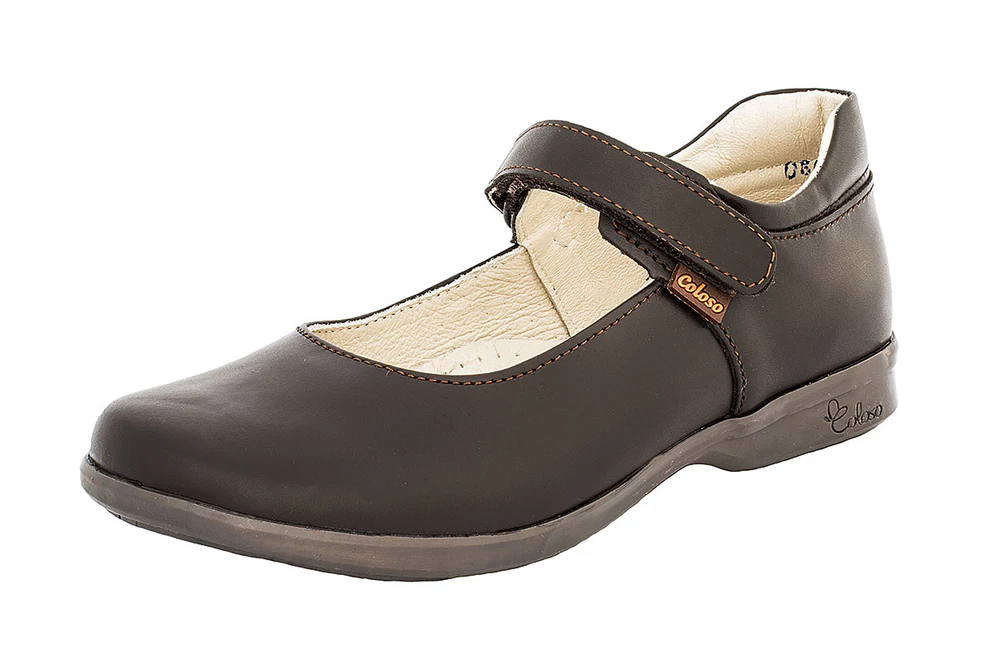 Zapato Escolar 1321502 Piel Café Niña