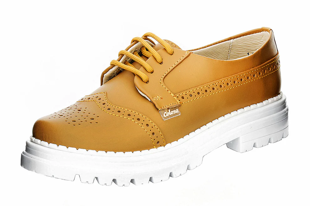 Mocazín Bostonizano 1340101 Piel Mostaza Niña