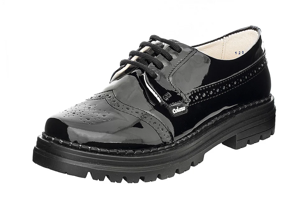 Mocazín Bostoneano 1340105 Charol Negro Niña