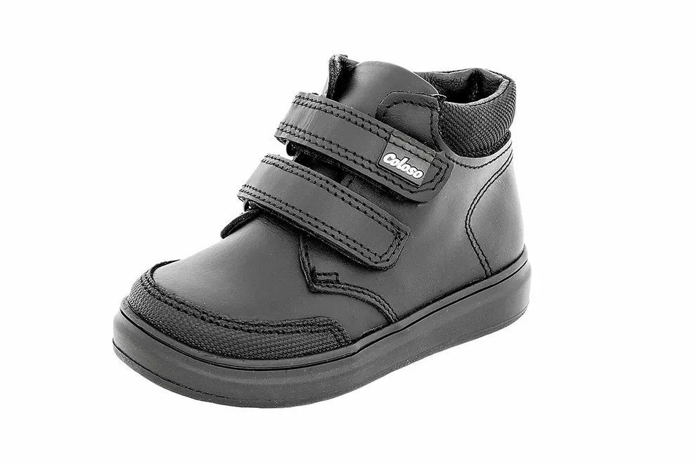 Zapato Escolar 32301 Piel Negra Niño