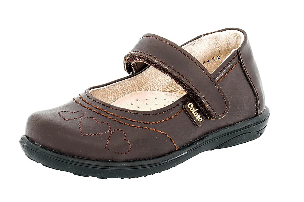 Zapato Escolar 342202 Piel Café Niña