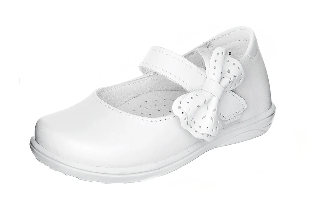 Zapato 345901 Piel Blanca Niña
