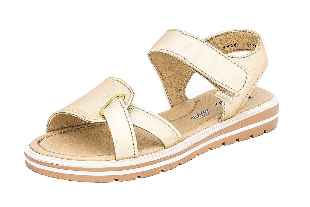 Sandalia 375502 Piel Oro Niña