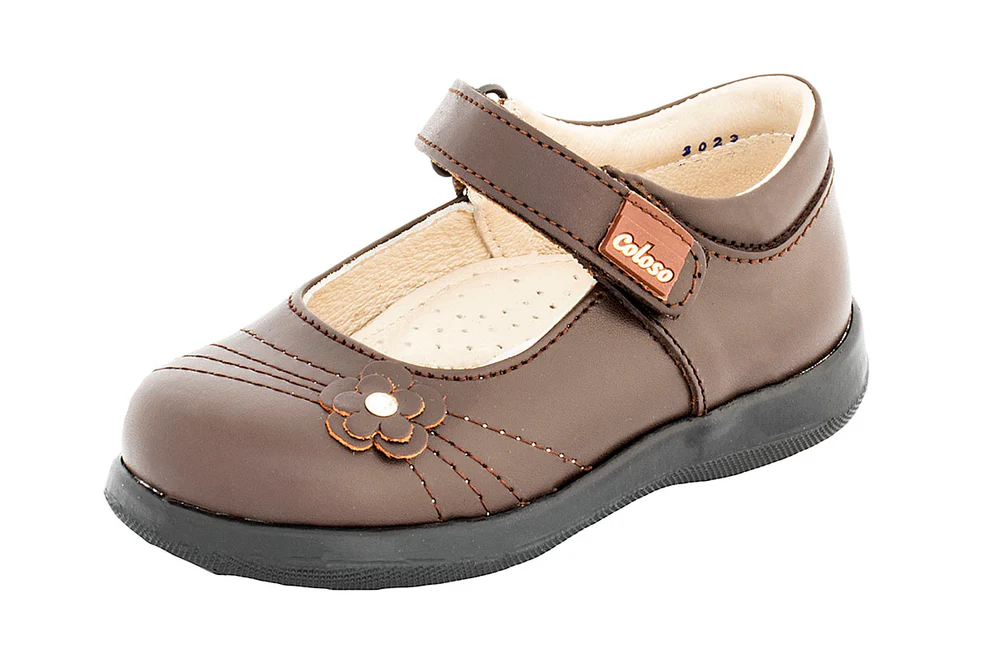 Zapato Escolar Niña 41702 Piel Café