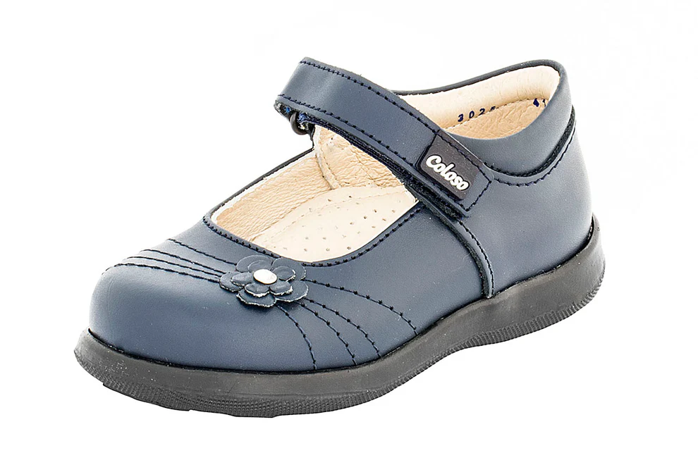 Zapato Escolar Niña 41703 Piel Azul