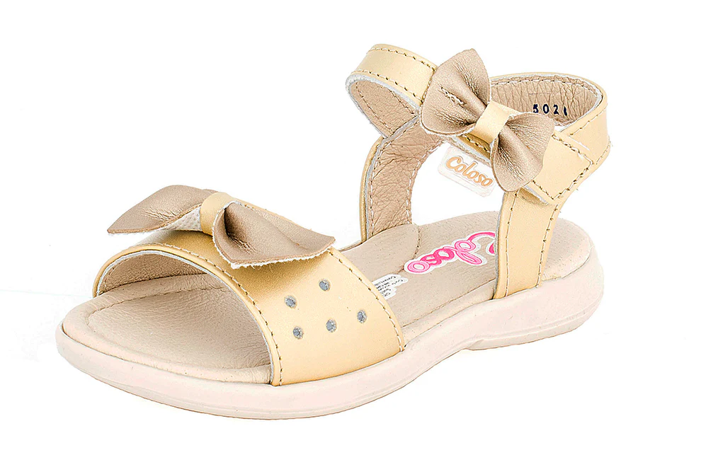Sandalia 502606 Piel Oro Niña