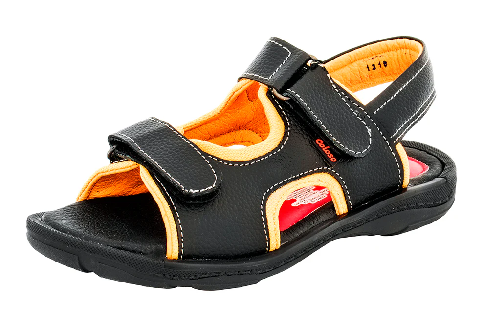 Sandalia 689703 Piel Negro Niño