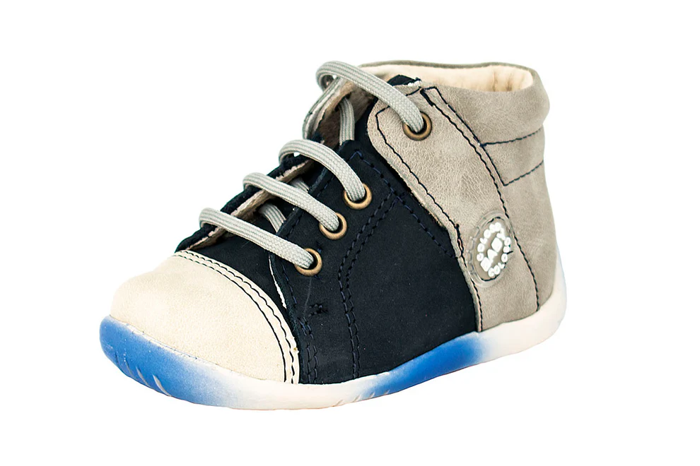 Botita 878501 Piel Azul Niño