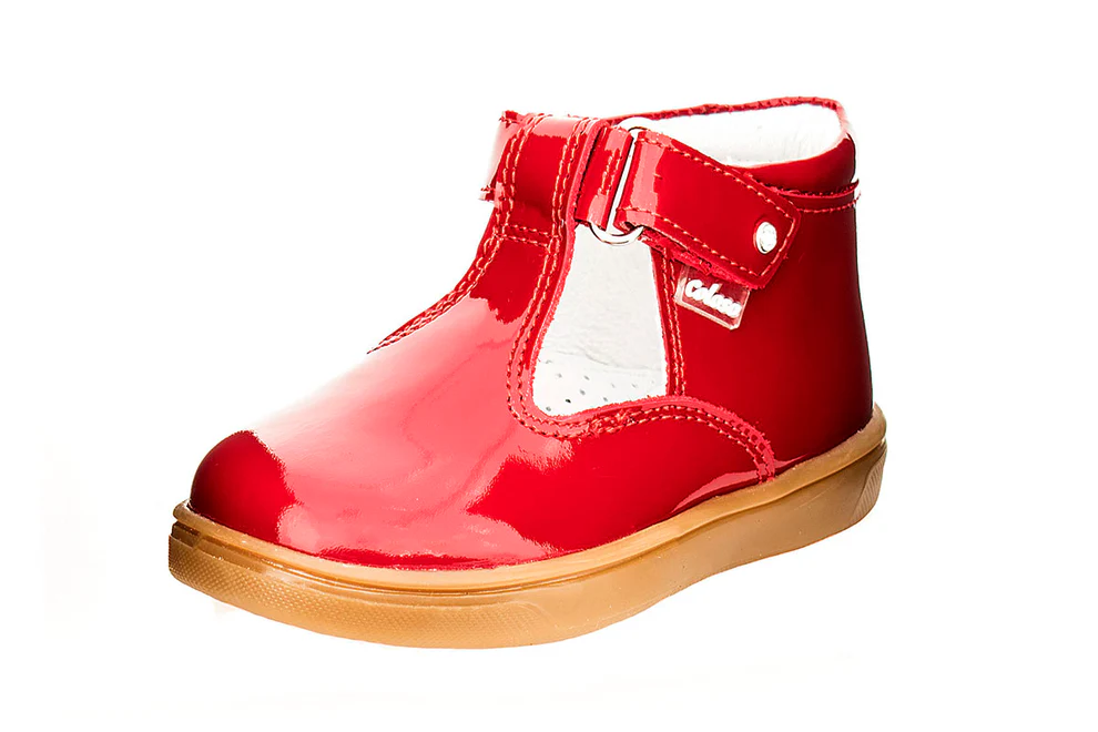 Botita 94805 Charol Rojo Niña