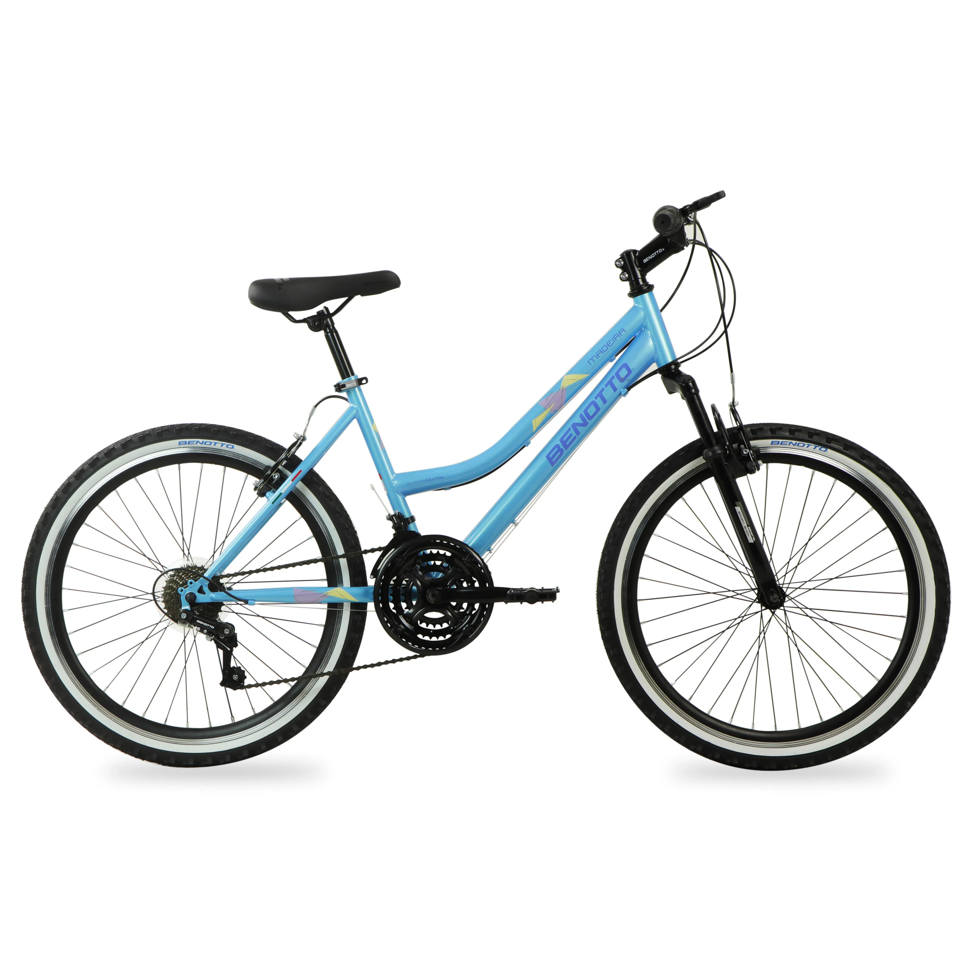 MADEIRA R24 21V. Montaña Mujer FS Frenos ”V” Acero Azul Brillante/Negro Talla:UN